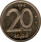 20 Francs - Albert II (Dutch text)