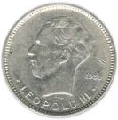 5 Francs - Léopold III (French text)