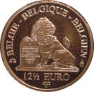 12½ Euro - Albert II (King Albert I - Dynasty Anniversary)
