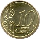 10 Euro Cent - Albert II (2nd map, 2nd type, 1st portrait)