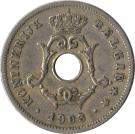 10 Centimes - Léopold II (Dutch text - Small date)