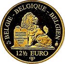 12½ Euro - Albert II (King Léopold I - Dynasty Anniversary)