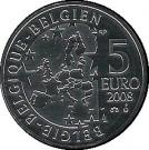 5 Euro - Albert II (Smurfs, not in color)