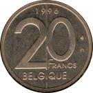 20 Francs - Albert II (French text)