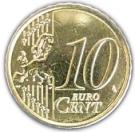 10 Euro Cent - Albert II (2nd map, 2nd type, 2nd portrait)