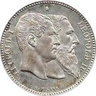 2 Francs - Léopold II (Independence)