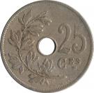 25 Centimes - Léopold II (French text)