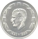 500 Francs - Baudouin (German text; 60th Birthday of King Baudouin)