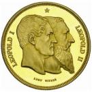 100 Francs - Léopold II (50 Years of Belgium)