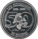 5 Euro - Albert II (Smurfs, not in color)