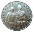 50 Seniti - Tāufaʻahau Tupou IV (Wedding Day Portrait)