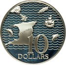10 Dollars - Elizabeth II (Independence)