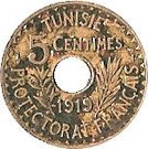5 Centimes - Muhammad V