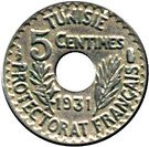 5 Centimes - Ahmad II