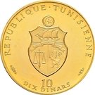10 Dinars (French legend)