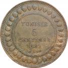 5 Centimes - Ali III