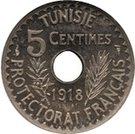 5 Centimes - Muhammad V (Essai)