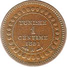 1 Centime - Ali III