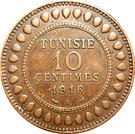 10 Centimes - Muhammad V