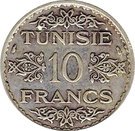 10 Francs - Ahmad II