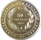 50 Lira (90th Anniversary of the Republic)