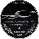 3 000 000 Lira (Republic and Youth)
