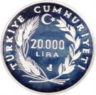 20 000 Lira (70 years of the Parliament)