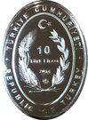 10 Lira (Tokat Clock Tower)