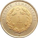 1 Lira (Monk Seal)