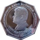 500 Manat (Ak Bugdai; octagonal)
