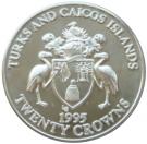 20 Crowns - Elizabeth II (US and Russian Troops meeting)