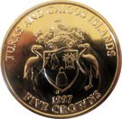 5 Crowns - Elizabeth II (Golden Wedding)