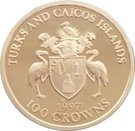100 Crowns - Elizabeth II (Golden Wedding)