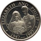 5 Crowns - Elizabeth II (Golden Wedding)
