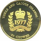 50 Crowns - Elizabeth II (Silver Jubilee)