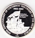 20 Crowns - Elizabeth II (Columbus claims land for Spain)