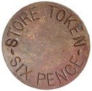 6 Pence (West Caicos Sisal Company)
