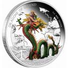 1 Dollar - Elizabeth II (Chinese Dragon; Silver Bullion)