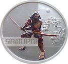 1 Dollar - Elizabeth II (Samurai; Silver Bullion)