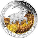 1 Dollar - Elizabeth II (Year of the Goat - Wealth)