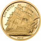 2 Dollars - Elizabeth II (Los Reyes Sailing Ship)