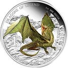 1 Dollar - Elizabeth II (European Green Dragon; Silver Bullion)