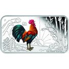 1 Dollar - Elizabeth II (Year of the Rooster)