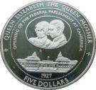 5 Dollars - Elizabeth II (Opening of Parliament in Canberra)