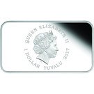 1 Dollar - Elizabeth II (Year of the Rooster)