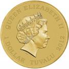 1 Dollar - Elizabeth II (Year of the Dragon)
