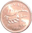 1 Cent - Elizabeth II (2nd portrait)