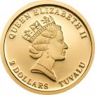 2 Dollars - Elizabeth II (Los Reyes Sailing Ship)