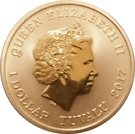 1 Dollar - Elizabeth II (Extraordinary Gemstones)