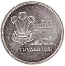 5 Dollars - Elizabeth II (Royal Wedding)